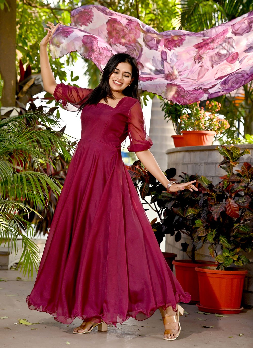 Buy 58/5XL Size Palazzo Pant Raw Silk Hindu Wedding Clothing Online for  Women in Malaysia